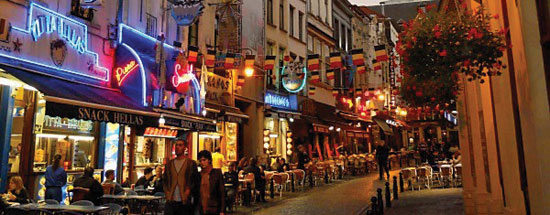 Brussels Restaurant Row