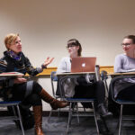 MET Arts Administration Lecturer Wendy Swart Grossman teaches a class