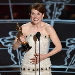 Julianne Moore accepts the Academy Award for Best Actress in a Leading Role