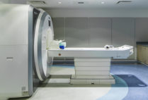 View of the Siemens Prisma 3 Tesla MRI scanner in the Cognitive Neuroimaging Center at the Rajen Kilachand Center for Integrated Life Sciences and Engineering