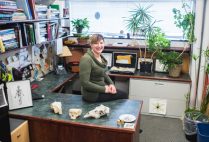 Ann Zumwalt in her office