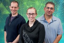 BU computer scientists Adam Smith (from left), Sarah Scheffler, and Ran Canetti are working with MIT PhD students to design systems whose decisions about all subsets of the population are equally accurate.