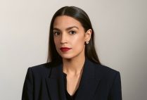 Portrait of Alexandria Ocasio-Cortez from Time Magazine's 100 Most Influential People issue in 2019.