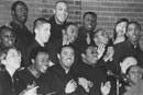 The Boston University Inner Strength Gospel Choir performed at BU’s Martin Luther King, Jr. (GRS’55, Hon.’59) Day celebration on January 20. Photo by Phoebe Sexton (UNI’06)