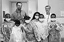 All smiles behind the masks: The fourth annual William Blackstone Elementary School field trip in June to BU’s School of Dental Medicine 