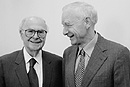 Harold Burson (left) and Otto Lerbinger Photo by Fred Sway