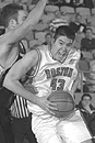 Ryan Butt (CAS'04) scored 14 points in BU's 61-60 victory over Michigan on December 30. Photo by BU Athletic Communications 