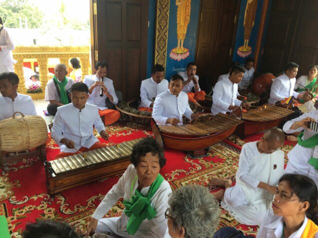 Jeffrey Dyer, an ethnomusicologist pursuing his PhD at Boston University, says Cambodians use music and chants to invite the dead and ancestors into their lives, which provides them with a feeling of support as they work through day-to-day hardships.