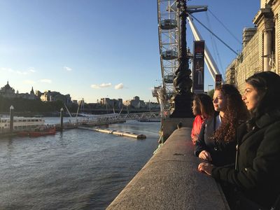 Taking in the view of River Thames. It's real! #CGS Boston-London Program is finally in London! Photo by Ramizah Salim