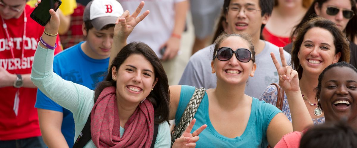 Group of students at pre-matriculation parade