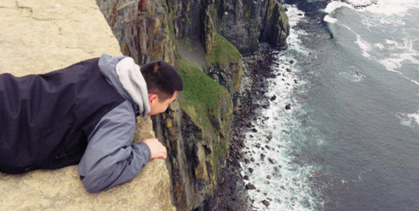 Cliffs-of-Moher-Ireland-Peeking