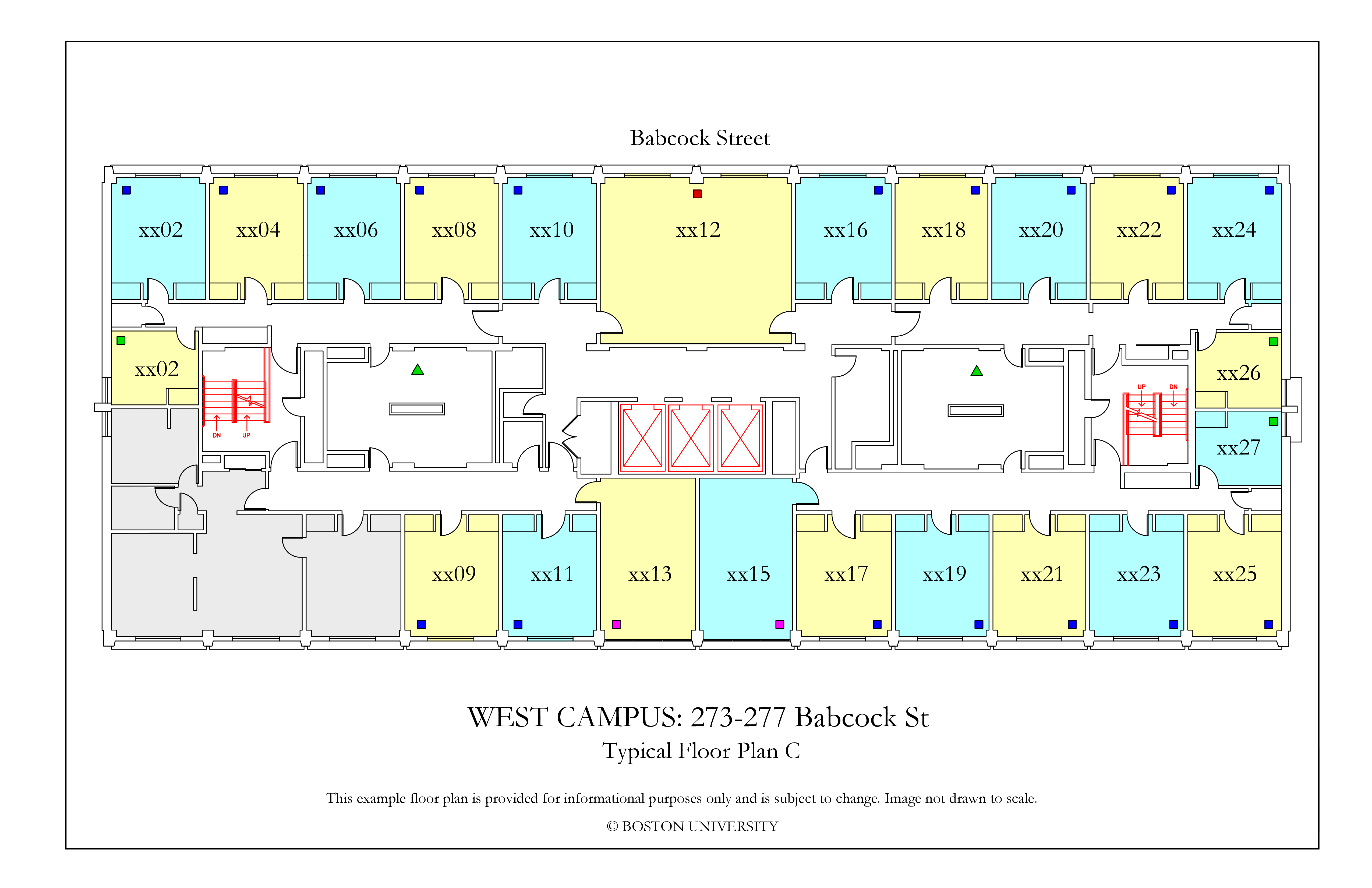 West Campus Floor Plans Housing Boston University