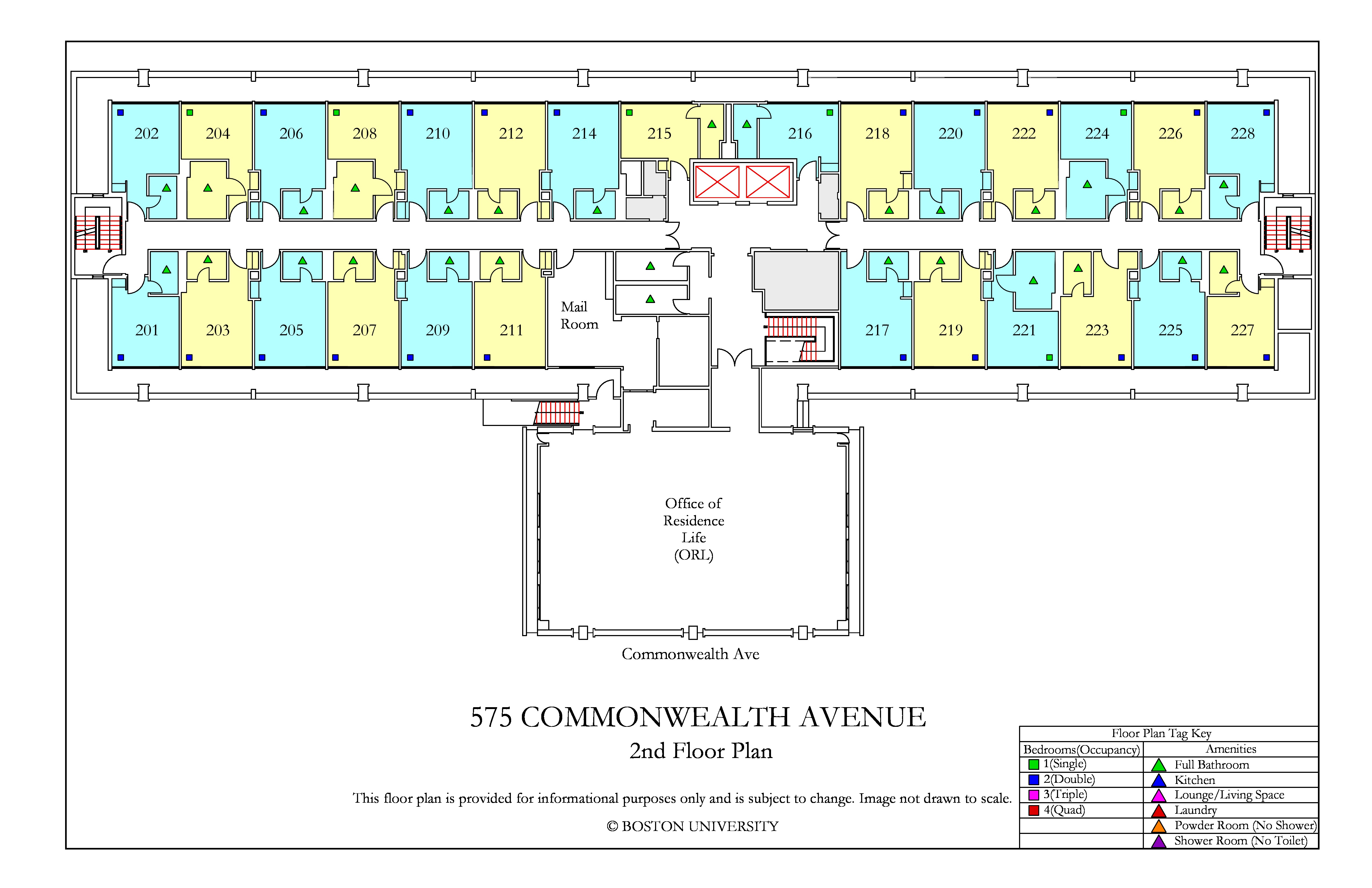 575 Commonwealth Ave Floor Plan » Housing Boston University