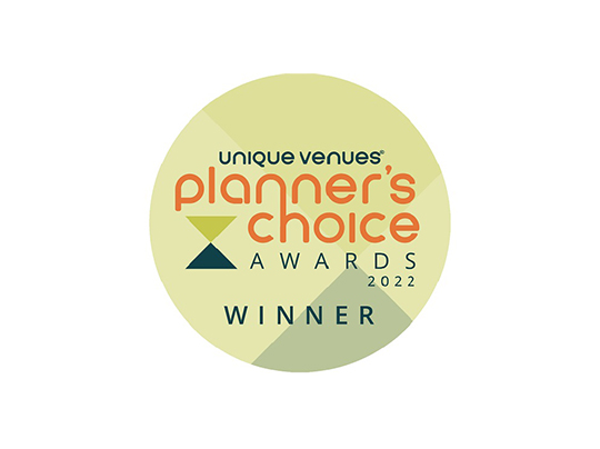 Unique Venues Planner's Choice Awards 2022 WINNER