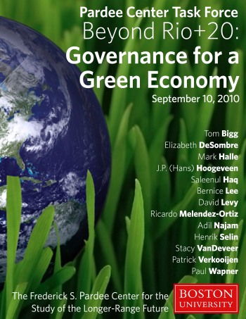 Pardee Center Task Force of Governance for a Green Economy