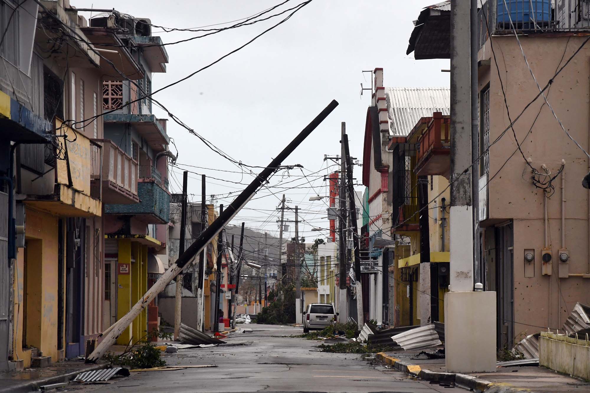 Humacao, Puerto Rico, after Hurricane Maria devastated the island in 2017