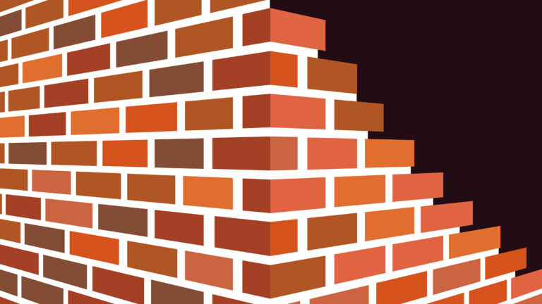 A picture of a brick wall.