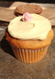 Gluten free vanilla cupcake (Babycakes NYC in New York City) 