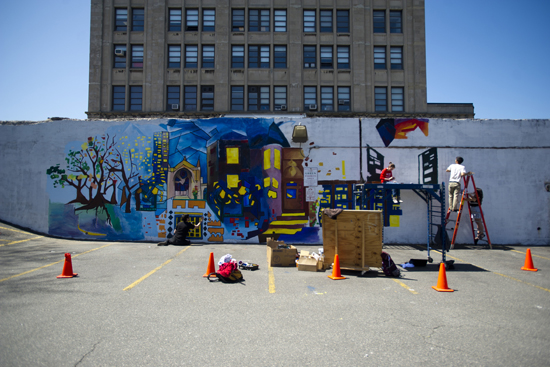 Boston University BU, College of Fine Arts CFA, BU Arts Initiative, Mural funding