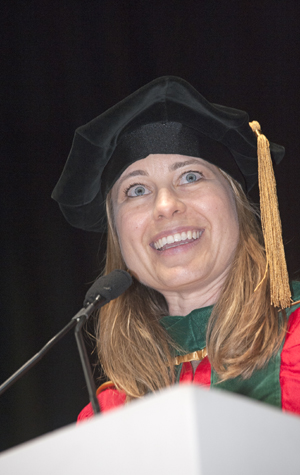 Jessica Gaeta, medical director Boston Health Care for the Homeless, Boston University School of Medicine BUSM commencement convocation 2013