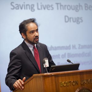 Muhammad Zaman, assistant professor, Boston University College of Engineering ENG, PharmaCheck, contaminated drug detector, counterfeit drug detector, drug quality detector, drug purity detector