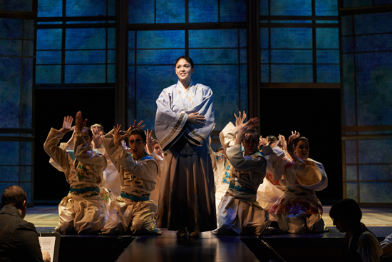 Ellen Tamaki, Pacific Overtures by Stephen Sondheim and John Weidman, Boston University College of Fine Arts, CFA, School of Theatre, Calderwood Pavilion