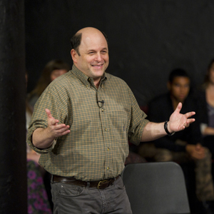 Boston University BU, College of Fine Arts, School of Theatre, Jason Alexander lecture, acting students, Seinfeld