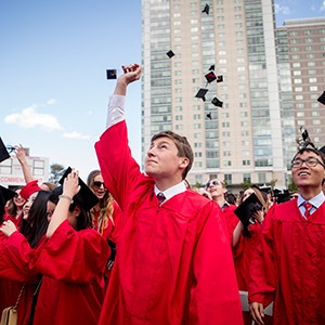 Graduates Celebrate on Nickerson Field at Boston University 143rd Commencement