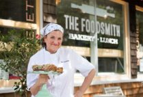 Laura Raposa at her bakery and cafe, The Foodsmith in Duxbury, MA