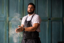 Portrait of chef Michael Lombardi of the Serene Republic of Venice (SRV ) restaurant in Boston