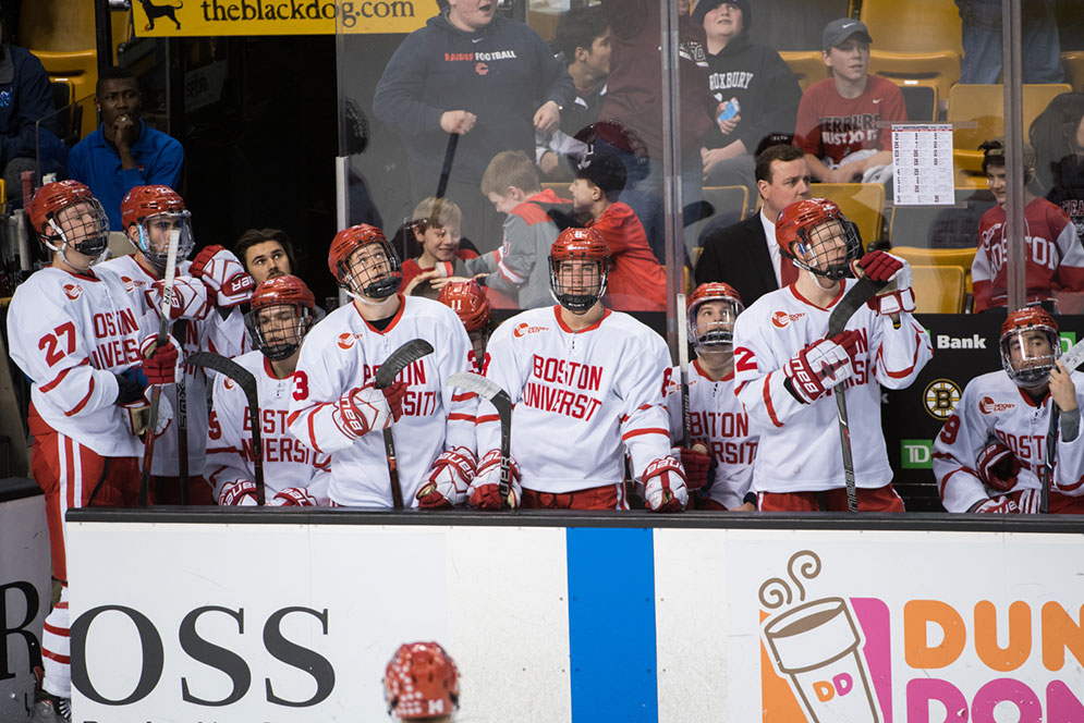 Boston University men's hockey unseats three-time defending Beanpot  champion Northeastern - ESPN