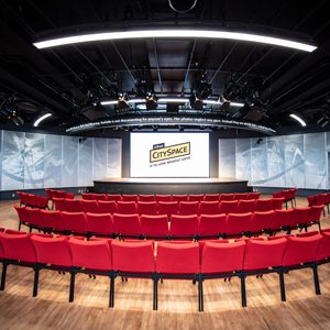 Inside CitySpace at the Lavine Broadcast Center