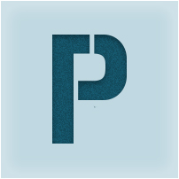 Dropcap capital letter P as the first letter in the word Parrotfish.