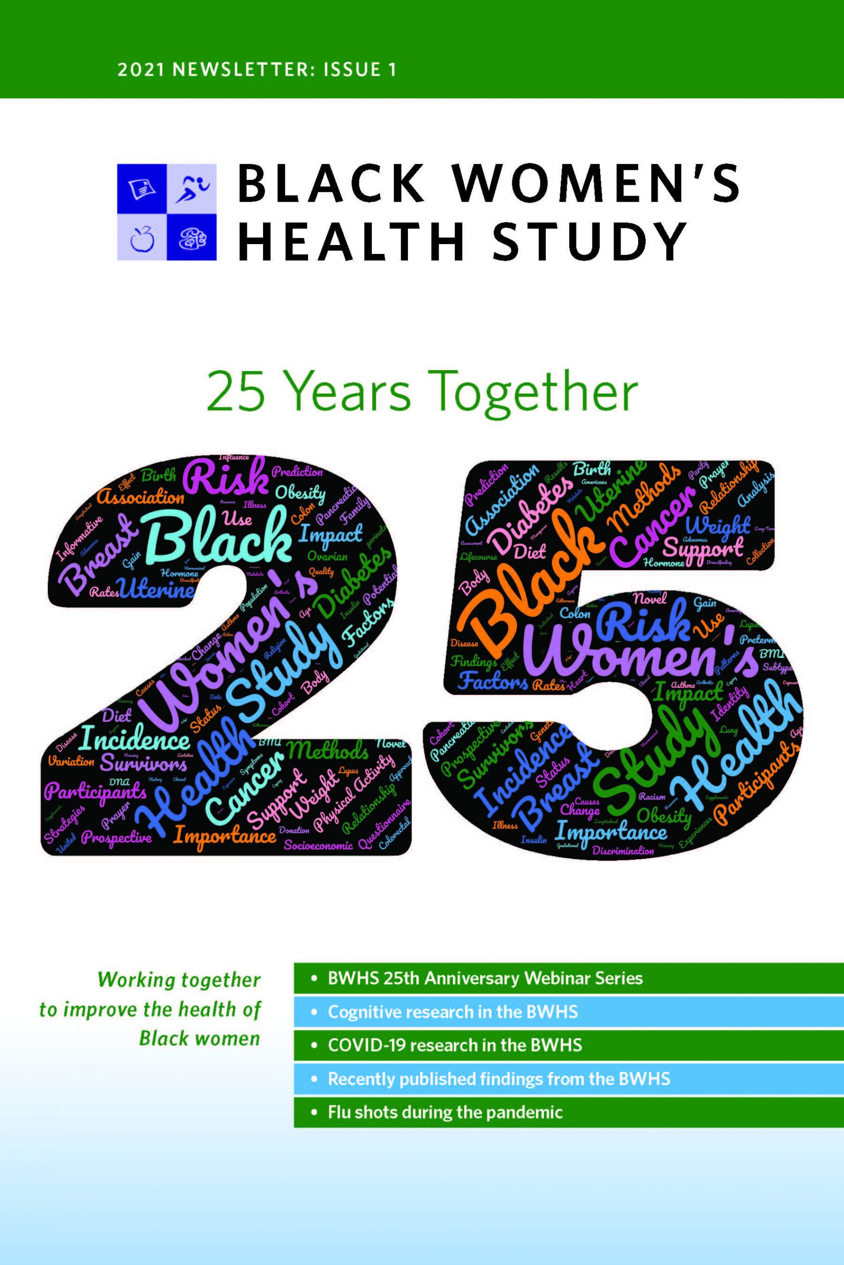 cover-page of Issue 1 of the 2021 newsletter