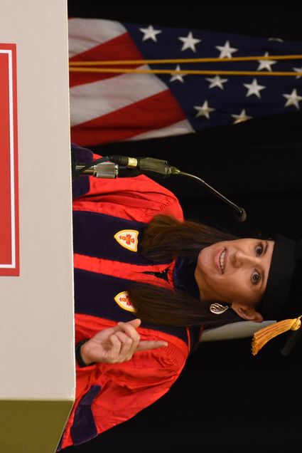 Sepper at history graduation