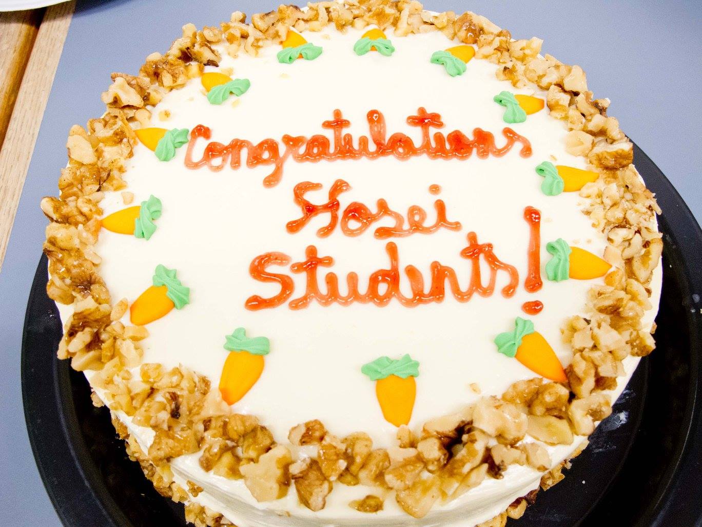 Hosei 2015 Farewell Cake » Center for English Language & Orientation  Programs | Blog Archive | Boston University