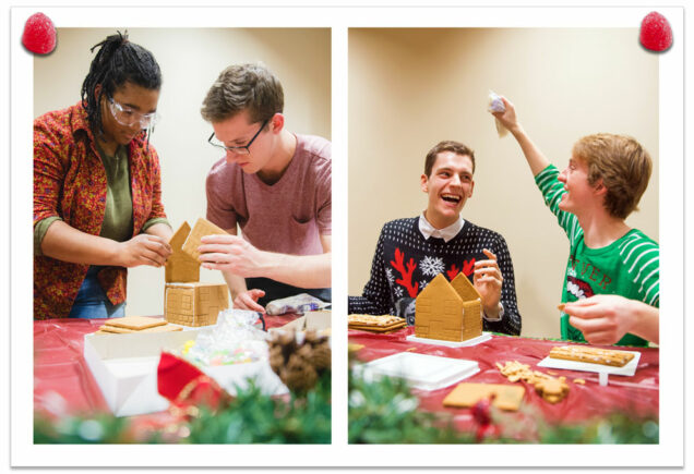 Gingerbread house competition: CFA vs. ENG
