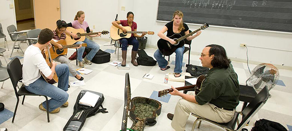 high school music classroom