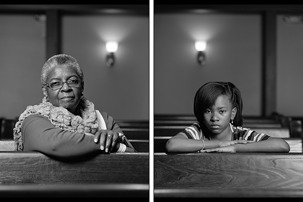 Dawoud Bey, _Mary Parker and Caela Cowan_ (from The Birmingham Project), 2012