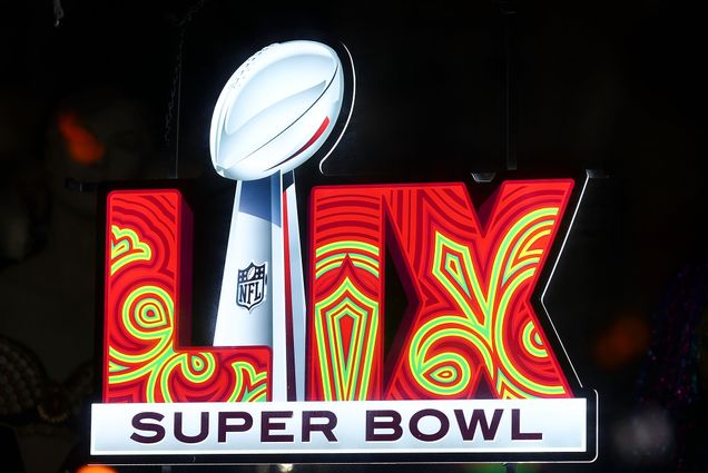 The Super Bowl LIX logo