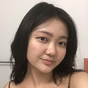 Selfie style smiling portrait