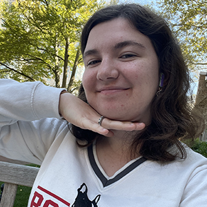 A joyful selfie photo of Peyton Biley.