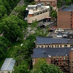 Bird's eye view of the Charles River Campus, Boston University (2014)