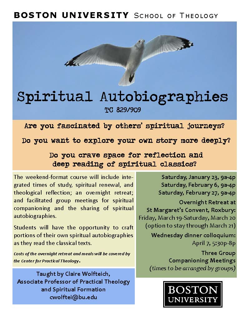 Spiritual Autobiographies  Center for Practical Theology