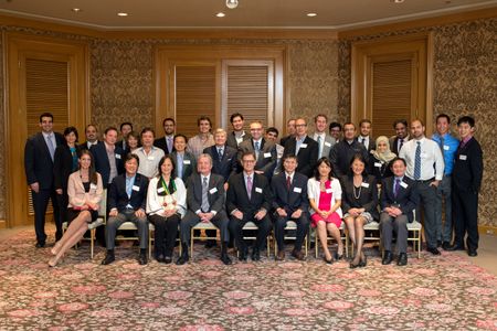 Dean Hutter joins members of the GSMD community at the 44th Annual Session of the American College of Prosthodontists