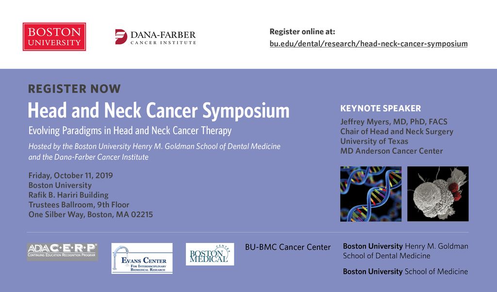 Head & Neck Cancer Symposium Dental School