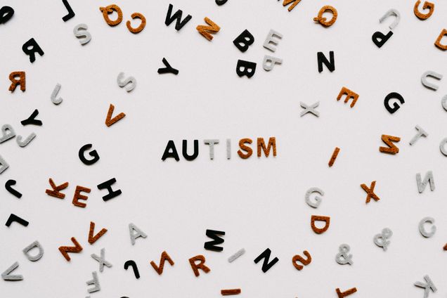 Autism surrounded by other letters