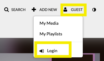 Login to MyMedia