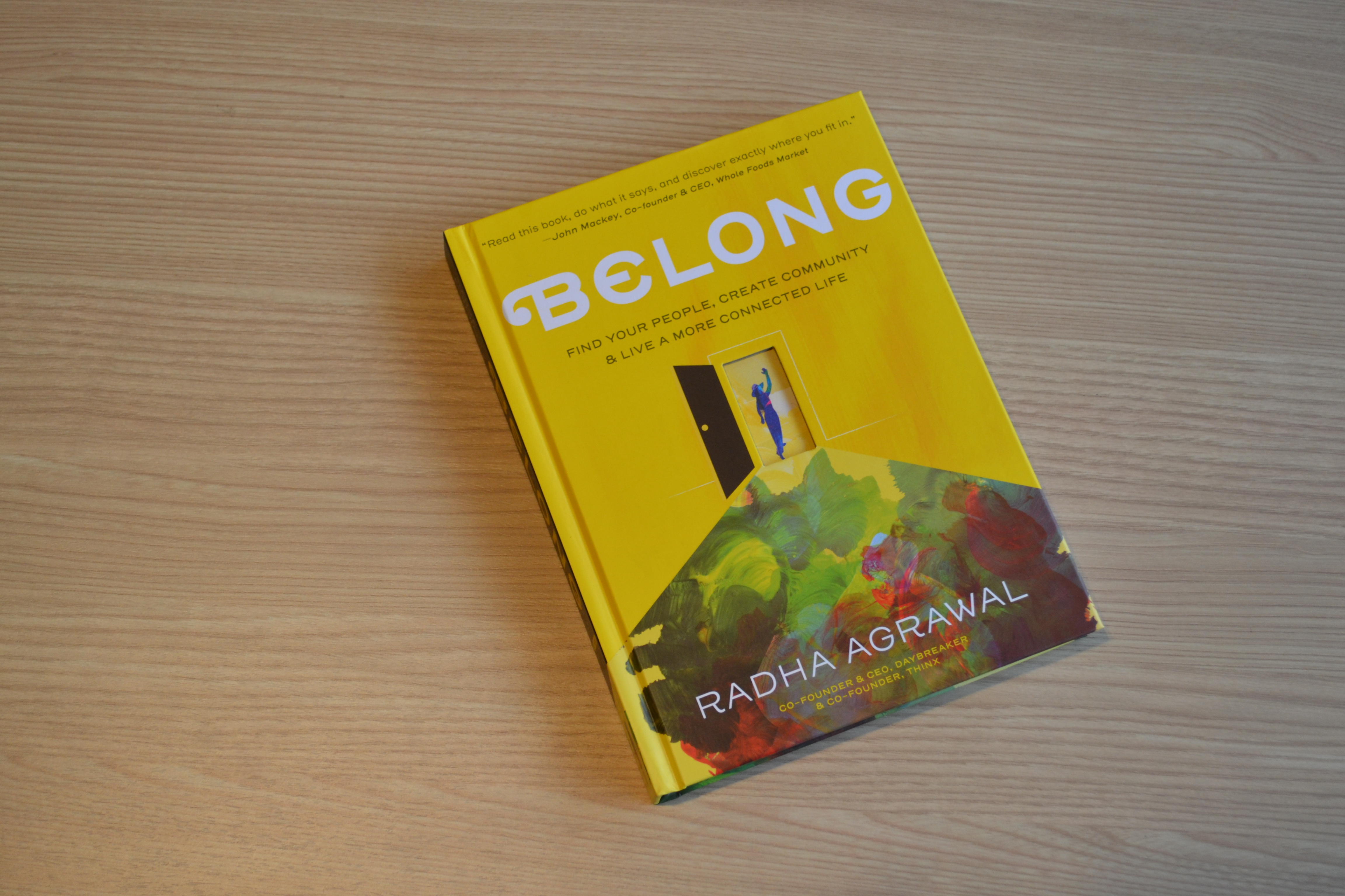 The cover of Belong, the book given to all new students during the summer of 2019