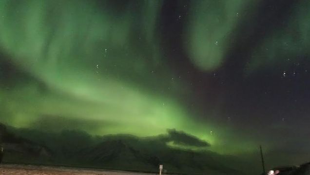 Nithin Sivadas captured this photo of the aurora while studying at the University Center in Svalbard.
